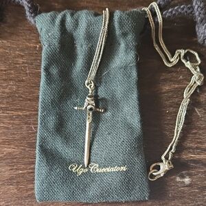 Ugo Cacciatori Sword Necklace